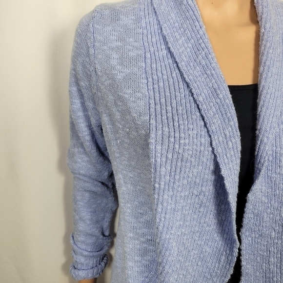 Kenneth Cole NY Womens Light Blue Sweater in a Size Medium - Picture 2 of 13